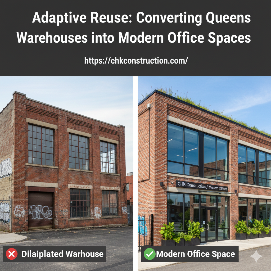 Adaptive Reuse: Converting Queens Warehouses into Offices | CHK Construction